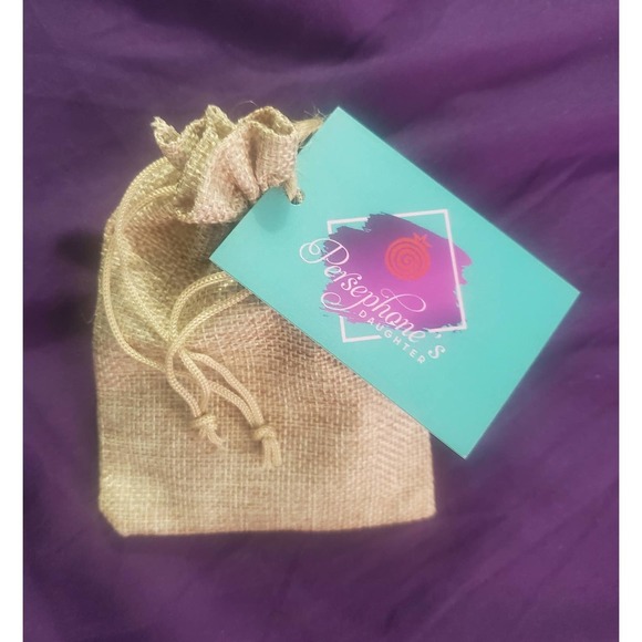 Aqua Imperial Jasper, Druzy Agate, Amethyst and Copper Drop Earrings - Picture 2 of 3